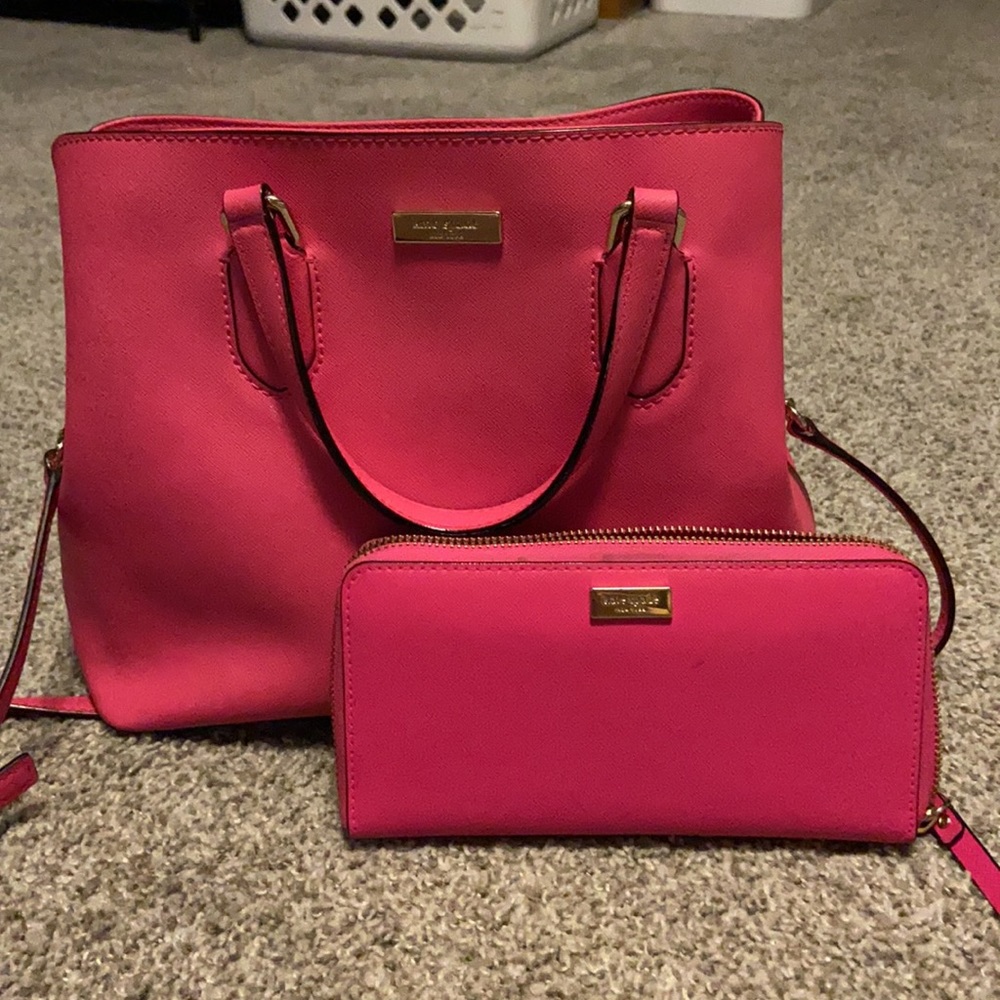 Kate Spade purse and matching wallet